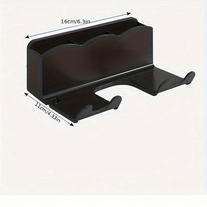 Wall-Mounted Hair Dryer Storage Rack – Non-Perforated Bathroom Bracket