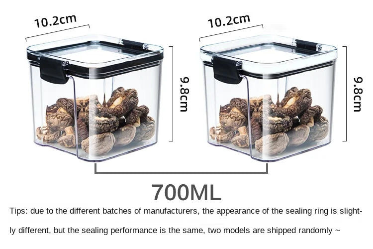 Large Sealed Grain Storage Jars – Moisture-Proof Plastic Set