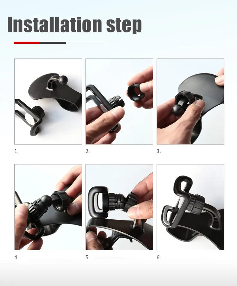 360° Rotatable Car Phone Holder – Dashboard & Windshield Mount