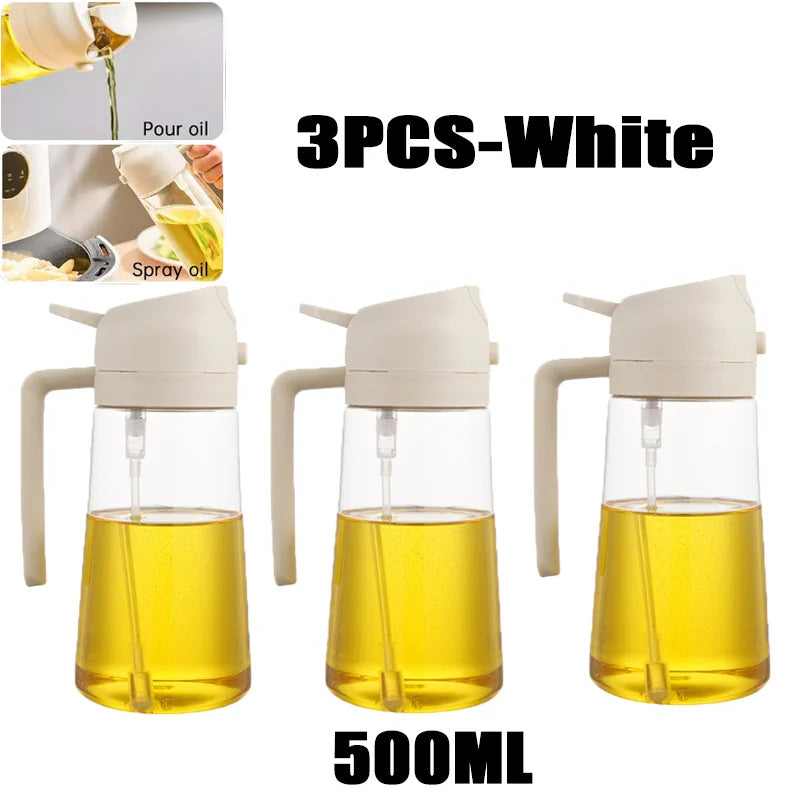 Oil Spray Bottle – 200/300/500ml for Cooking, BBQ & Baking