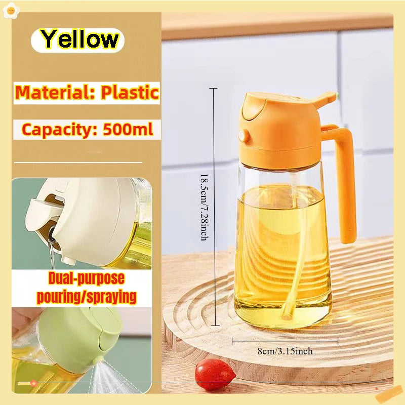 Oil Spray Bottle – 200/300/500ml for Cooking, BBQ & Baking
